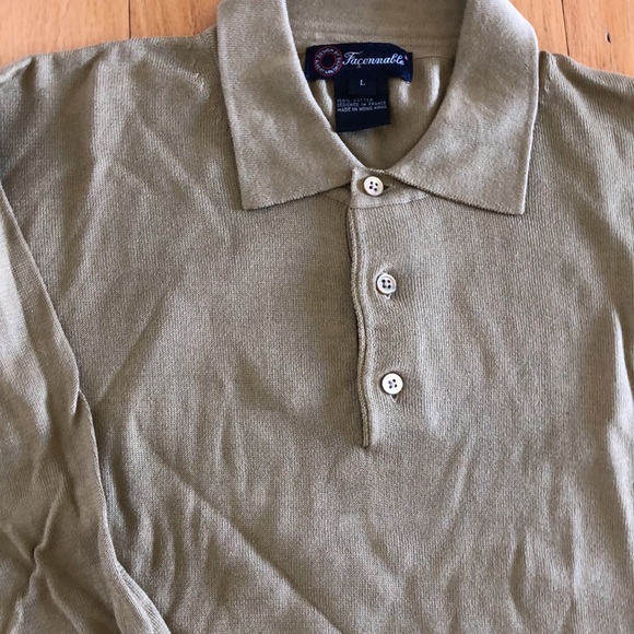 Men’s large Faconnable long-sleeved shirt - Picture 3 of 4